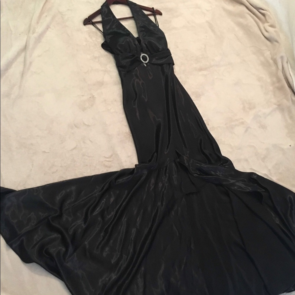 Halter neck mermaid dress